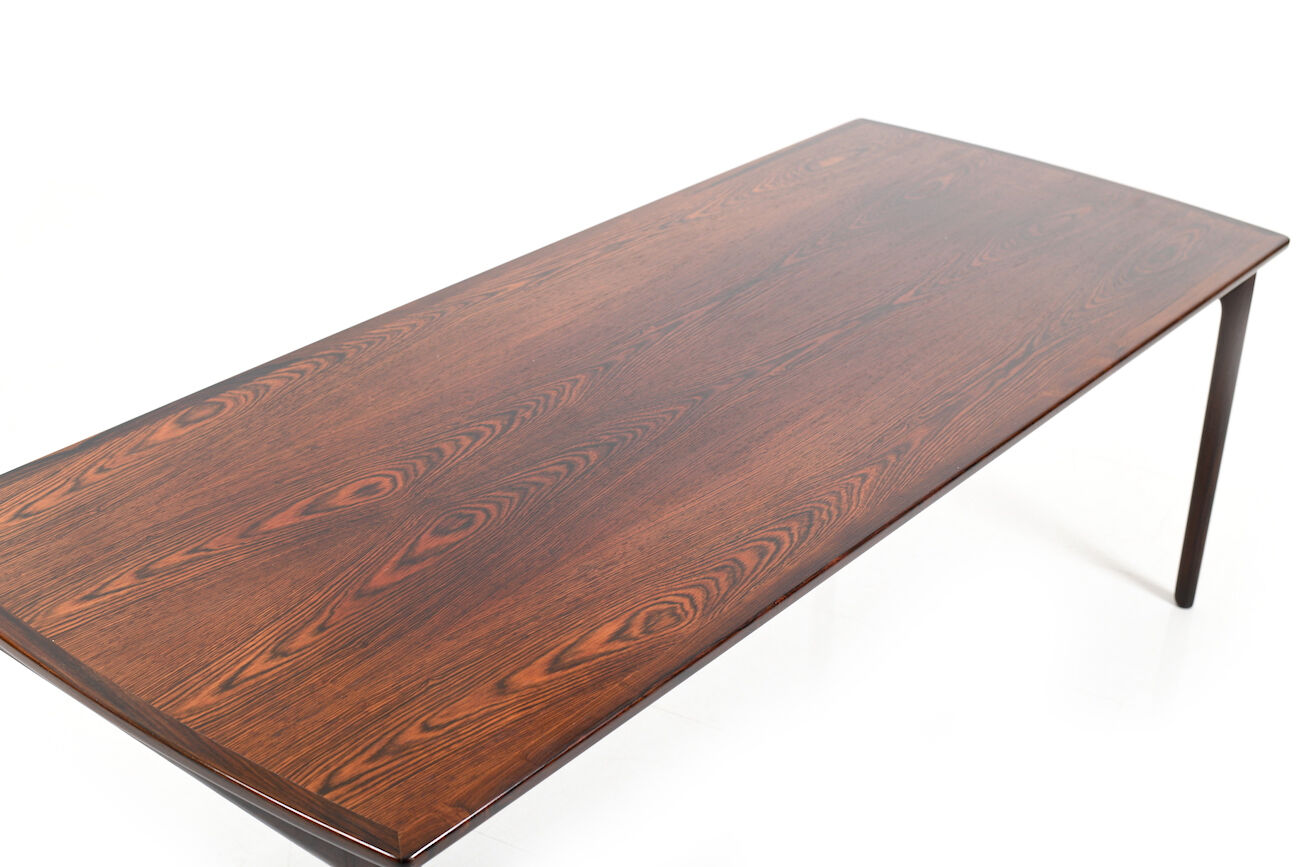 Danish rosewood sofa table by Ole Wanscher