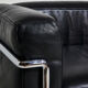 Fauteuil en cuir LC3 de Le Corbusier pour Cassina