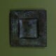 Brutalist metal patinated catchall bowl