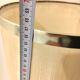 Vintage table lamp smoked glass and stainless 19x stainless steel