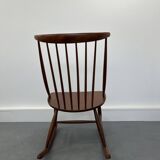 Mid-Century Rocking Chair by Illum Wikkelsø for Niels Eilersen