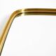 A pair of rare Mid Century "Münchener Zierspiegel" brass wall mirrors