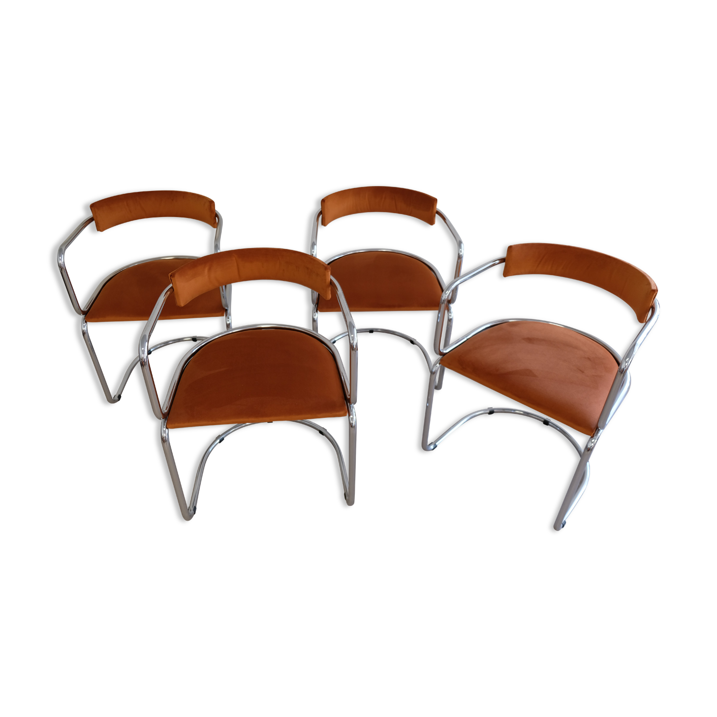 4 Victoria armchairs by Renato Zevi