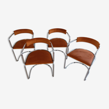 4 fauteuils Victoria par Renato  Zevi