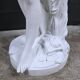 Important biscuit sculpture "The Bather" after Falconet – late 19th century.
