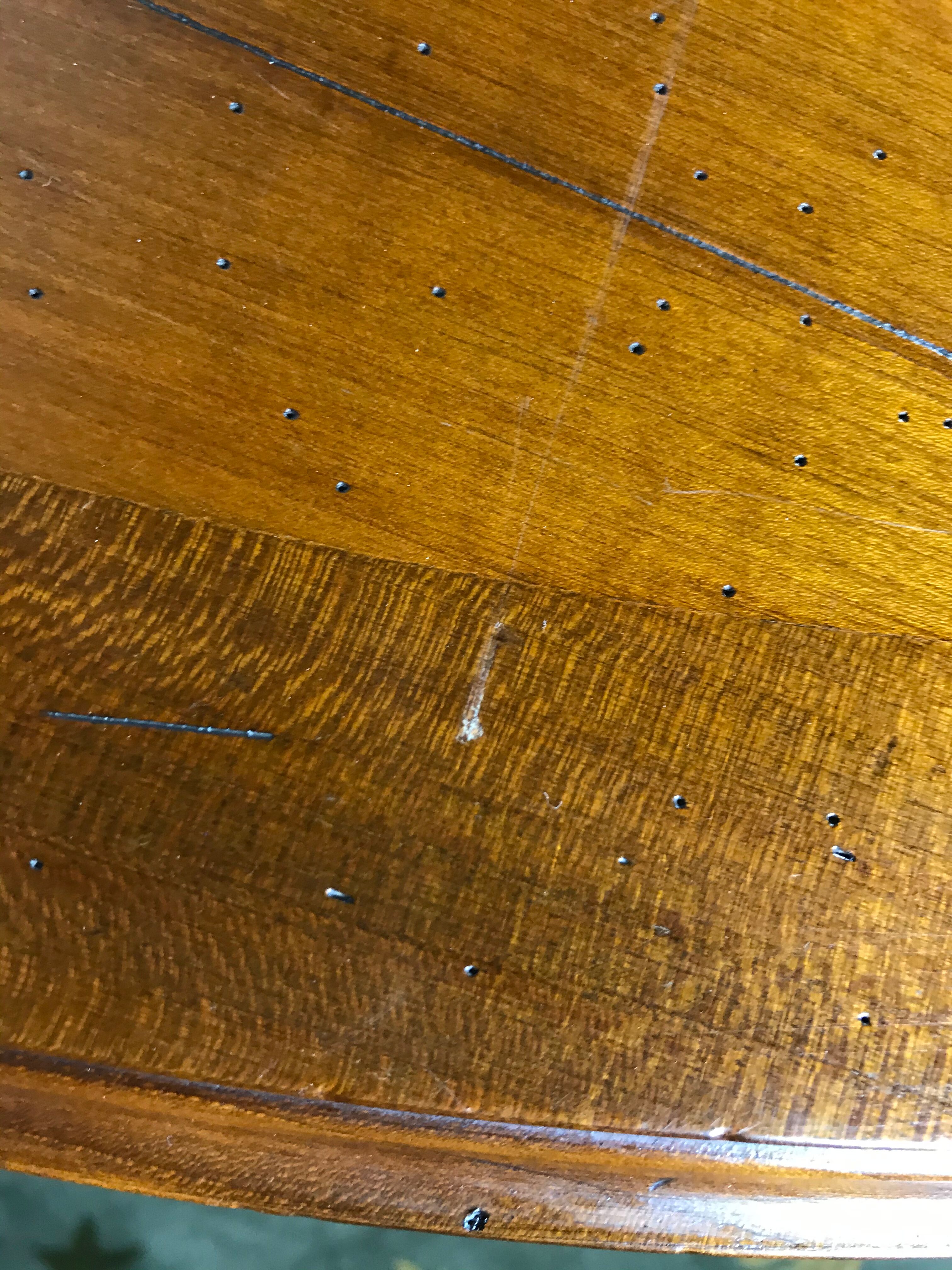 Louis XVI dining room table - 3 cherry extensions