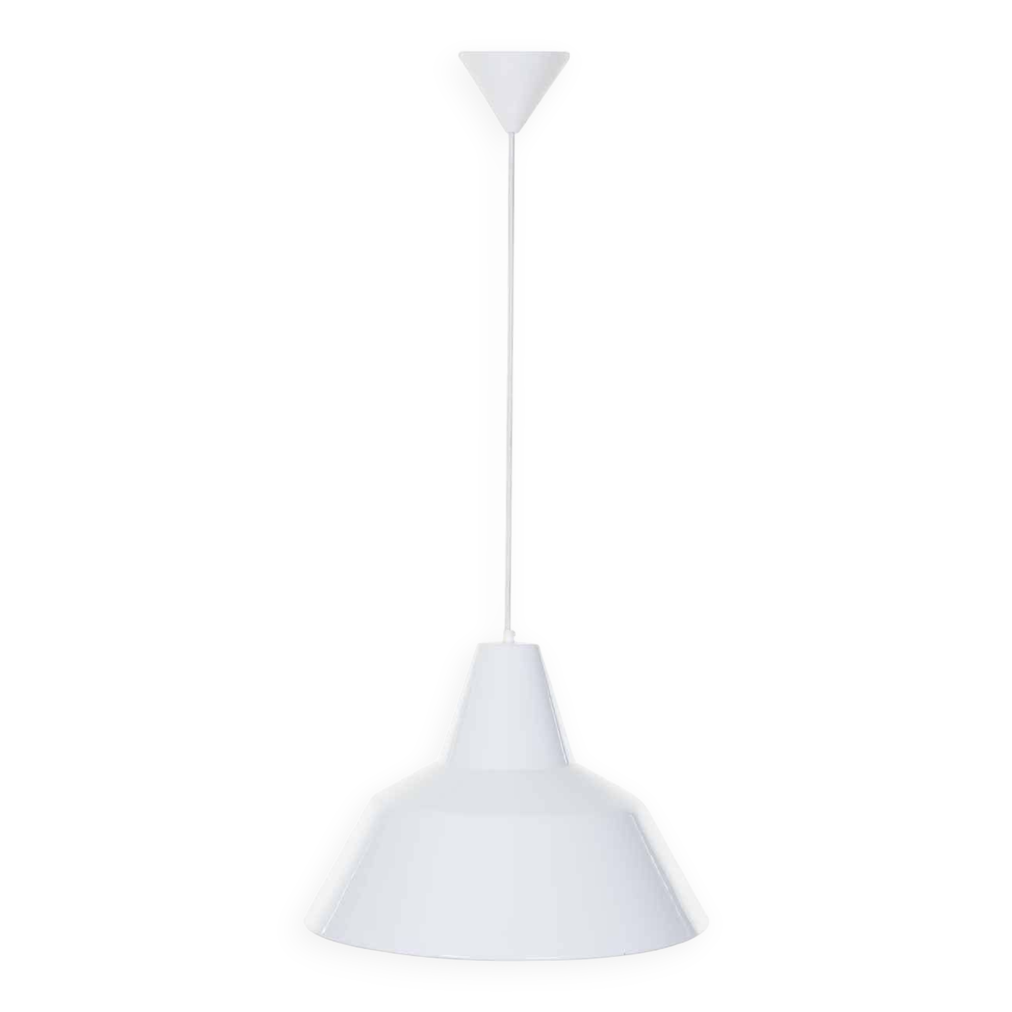 White enamel pendant – Louis Poulsen – Axel Wedel Madsen