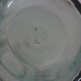 Green "ideale" glass canning jar