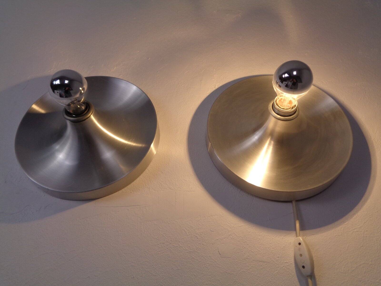Space Age Wall Lamps from Cosack Leuchten, 1960s, Set of 2