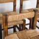 Suite de 8 tabourets en corde
