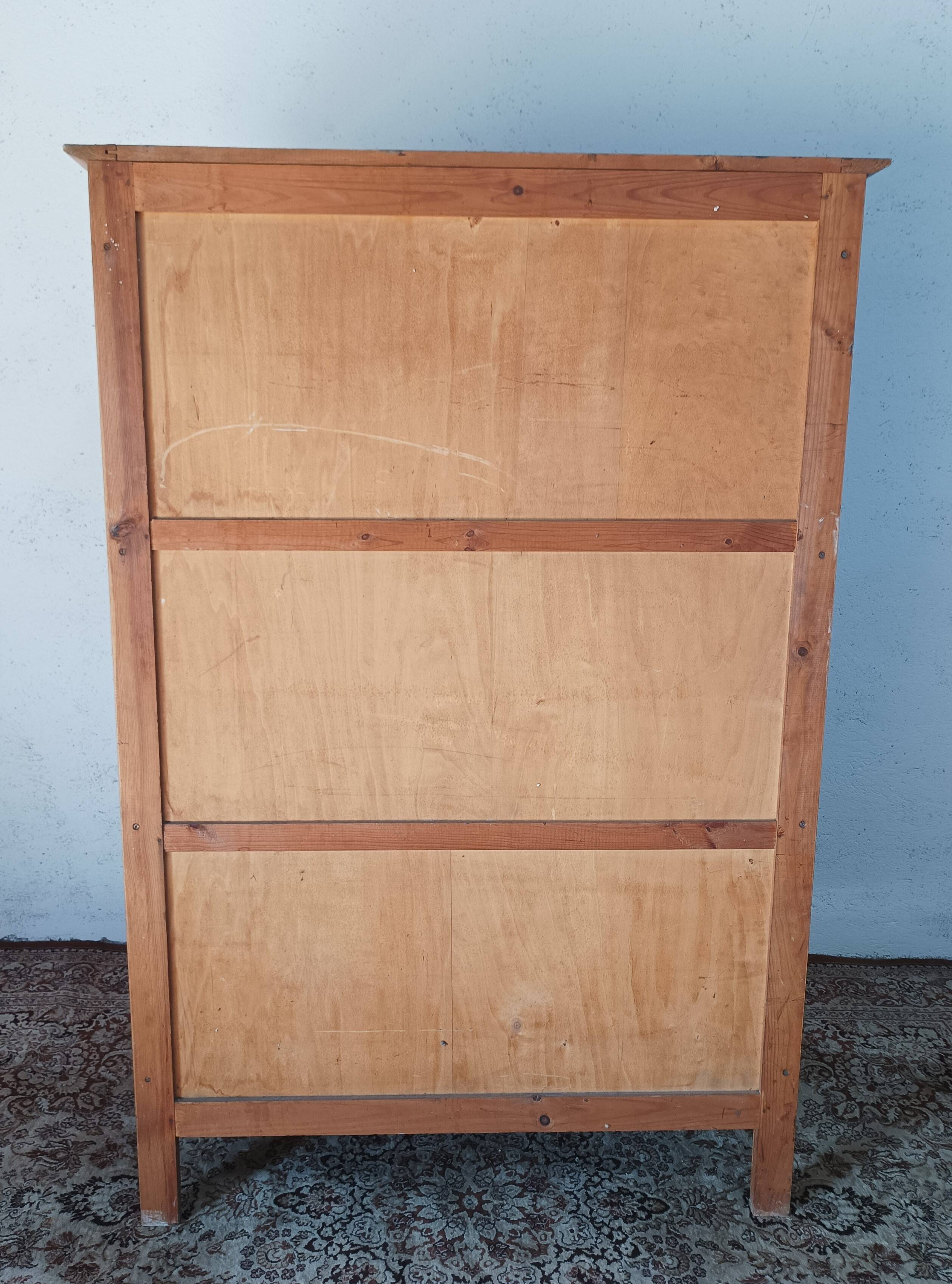 Vintage pine wardrobe