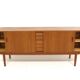 Scandinavian teak sideboard "Trio", Nils Jonsson, Troeds, Sweden, 1960