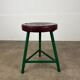 Industrial loft style tripod stool