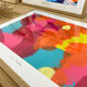 Original painting under glass "Wandering"