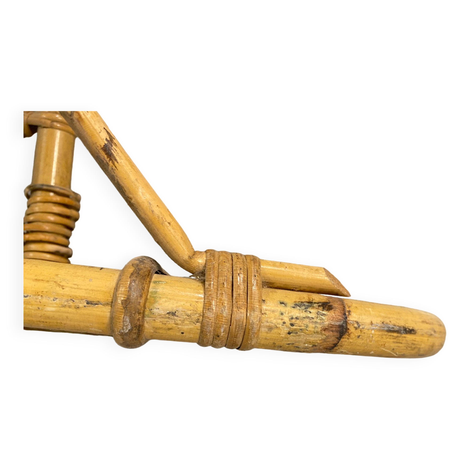 Rattan headboard and footboards