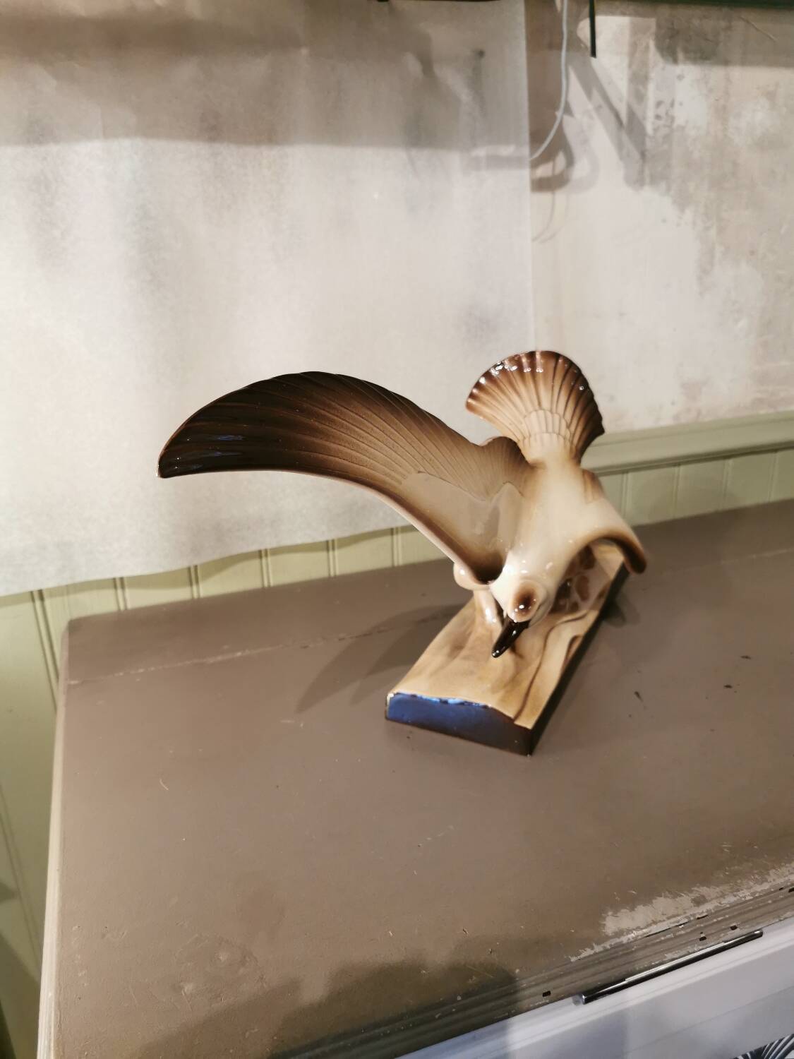 Art Deco Ceramic Bird
