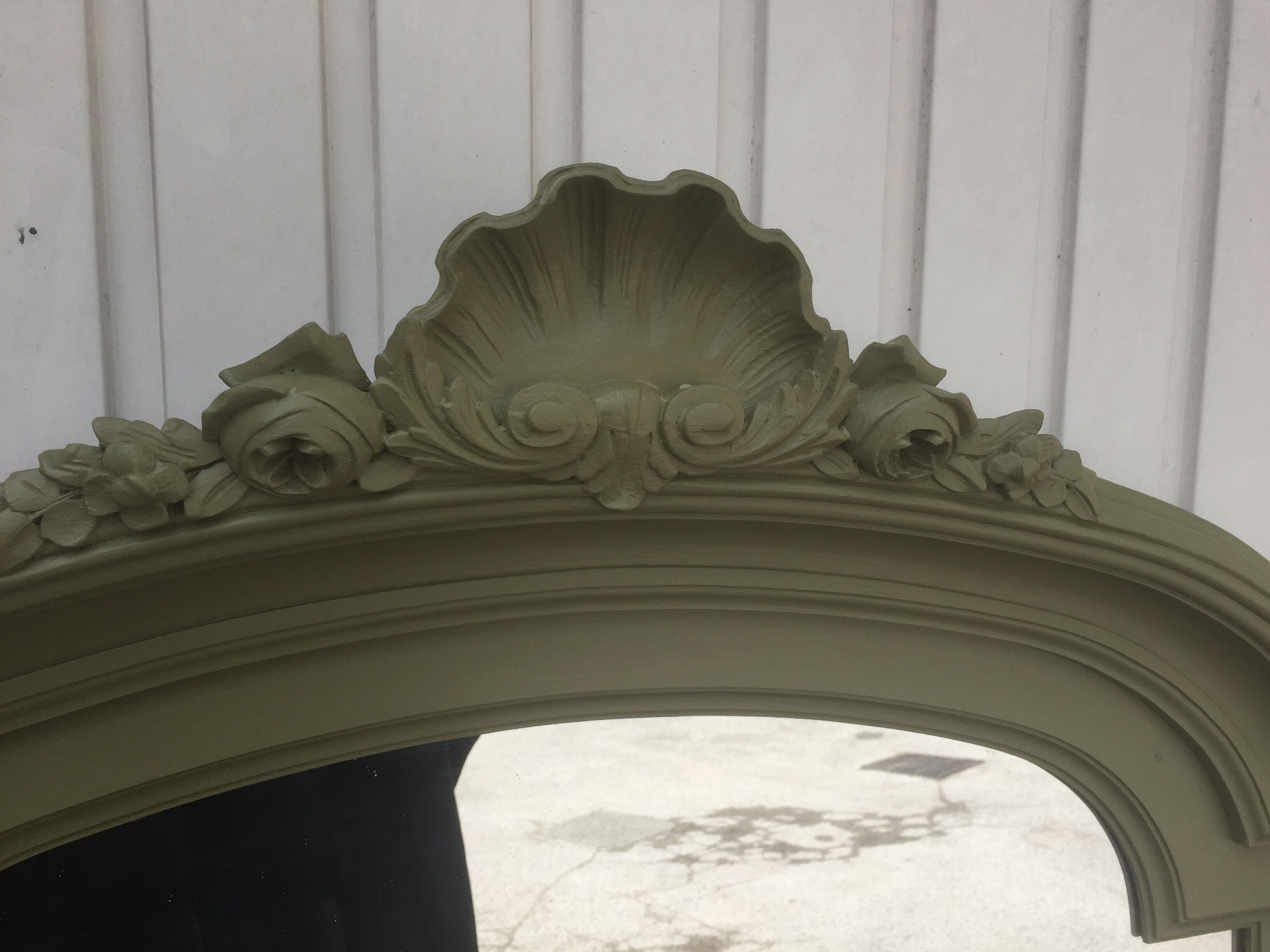 Miroir classique vert 102x145cm
