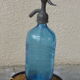 Blue siphon in blown glass