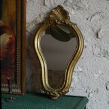 Baroque shell mirror