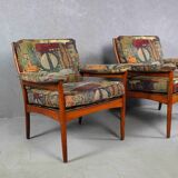 Mid Century Lounge Chair From Gote Mobler, Sweden 1970s