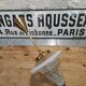 vintage conical glass pendant