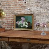 Meuble de métier, ancienne table de drapier