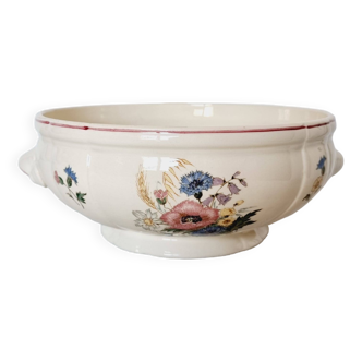 Sarregumines Salad Bowl In French Porcelain Agreste Model