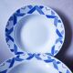 11 Art Deco earthenware soup plates by K&G Luneville