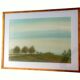 Tableau signé Richard LITZELMANN (1951-2020) – Aquarelle - Paysage champêtre