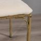 Set of 6 Vintage 1970s Chairs in Gold-Plated Brass, Designed by Renato Zevi
