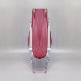 1960s Pink Vase By Flavio Poli. Made in Italy