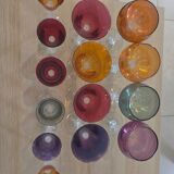 Lot of 14 Royal Bayel Crystal Glasses. Caryatid/Venus Stems