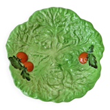 Vintage carlton ware cabbage and tomato slush plate made in england d 18.5 cm