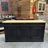 Patinated 3-door sideboard