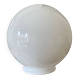 Antique opaline glass globe, 15 cm diameter for wall lamp chandelier.