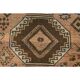 1970s Vintage Turkish Oushak Handmade Wool Cotton Orange Area Rug  149x316