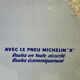 Map of France Michelin in sheet metal 1962
