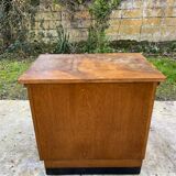 Vintage oak desk 4 drawers