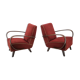 Paire de fauteuils conçus par Jindřich Halabala années 1950.