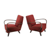 Pair of armchairs designed by Jindřich Halabala, 1950´s.