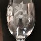 6 cut crystal water glasses