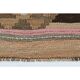 1970s Vintage Turkish Oushak Handmade  Tan Runner Rug  140x322