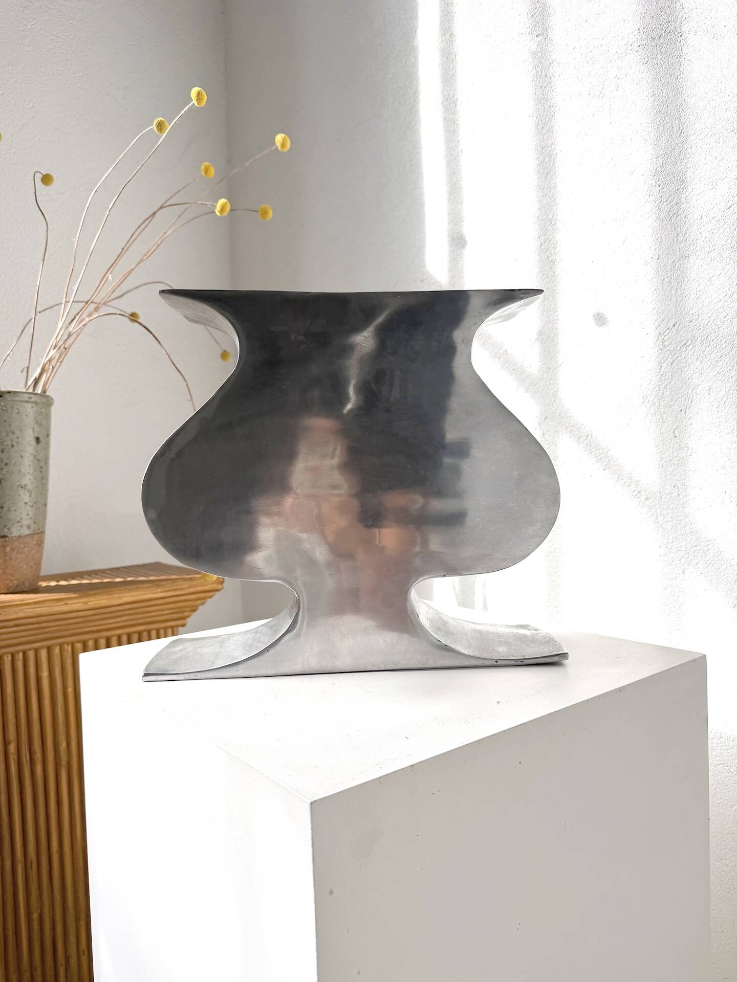 Vase fonte d’aluminium