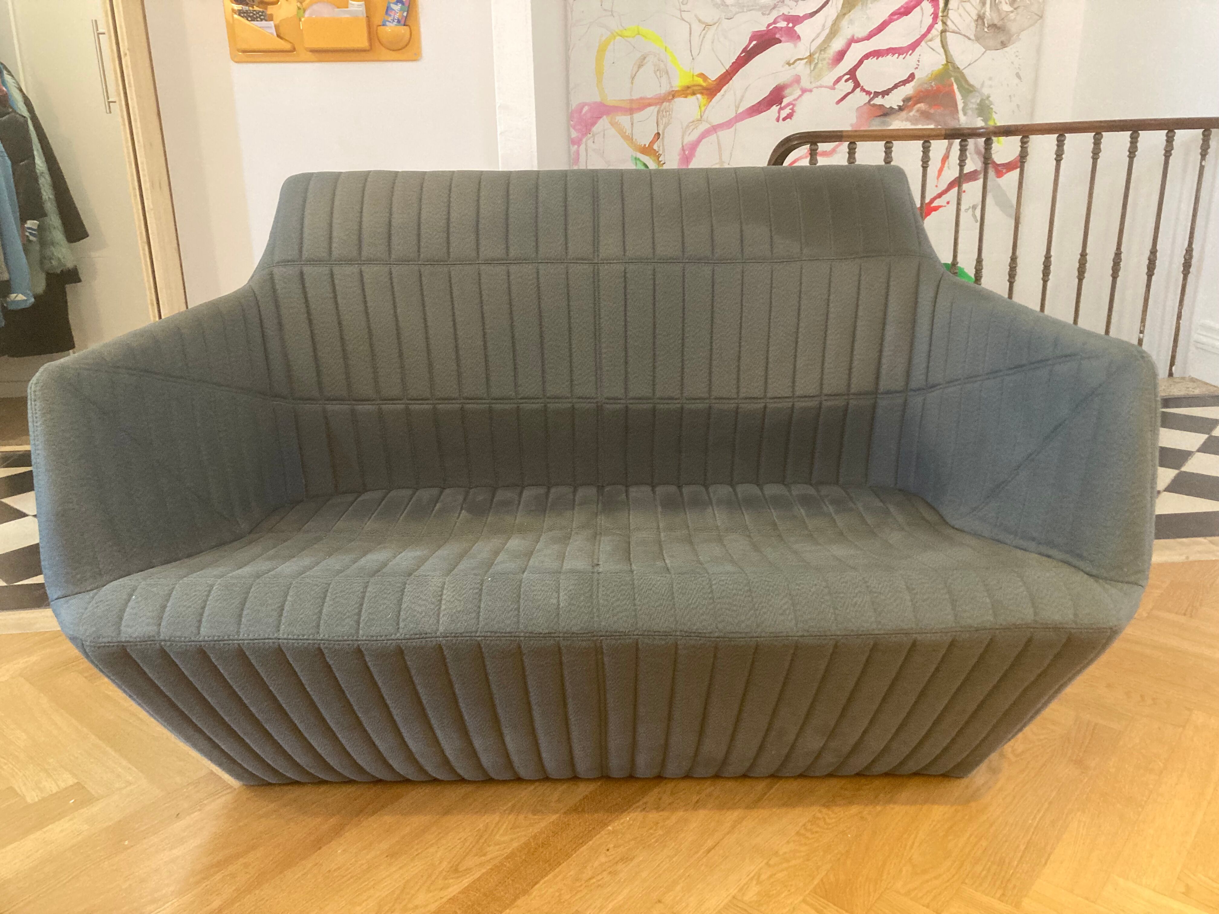 Sofa + Ottoman Facett by the Bouroullec brothers for Ligne Roset