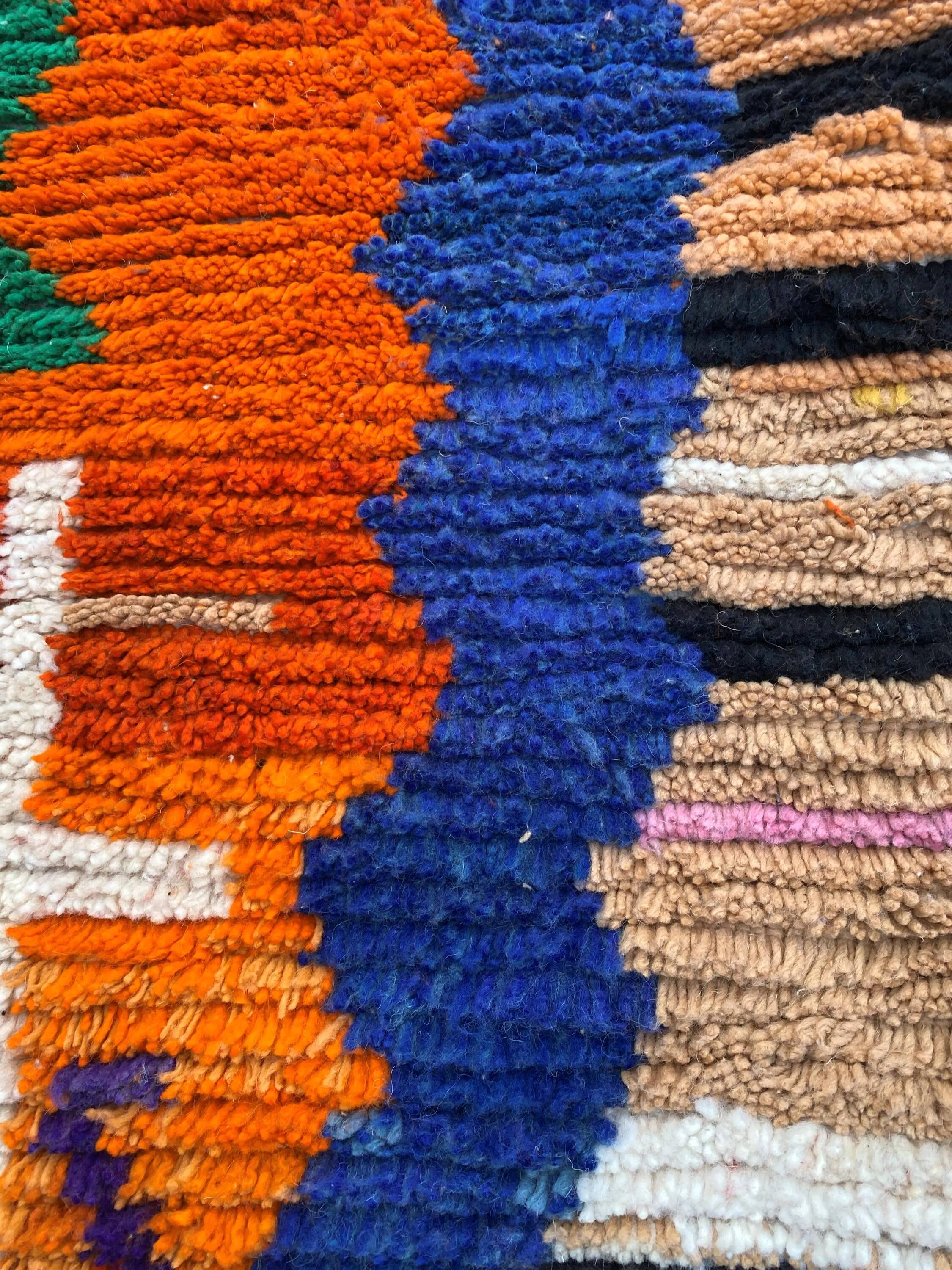 Traditional handmade Moroccan rug 3x2 m