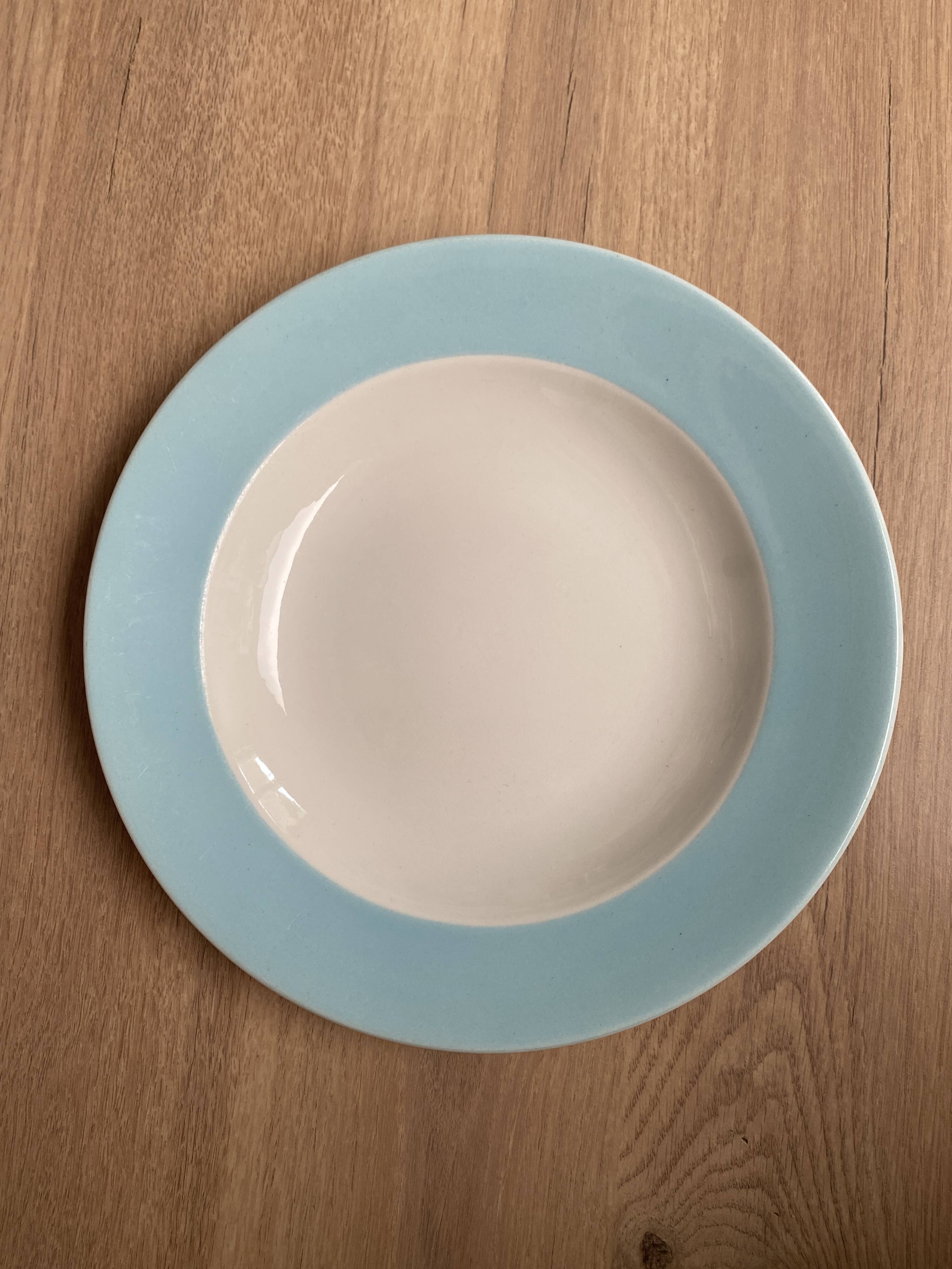 Set de 2 assiettes creuses Boch frères la louvière