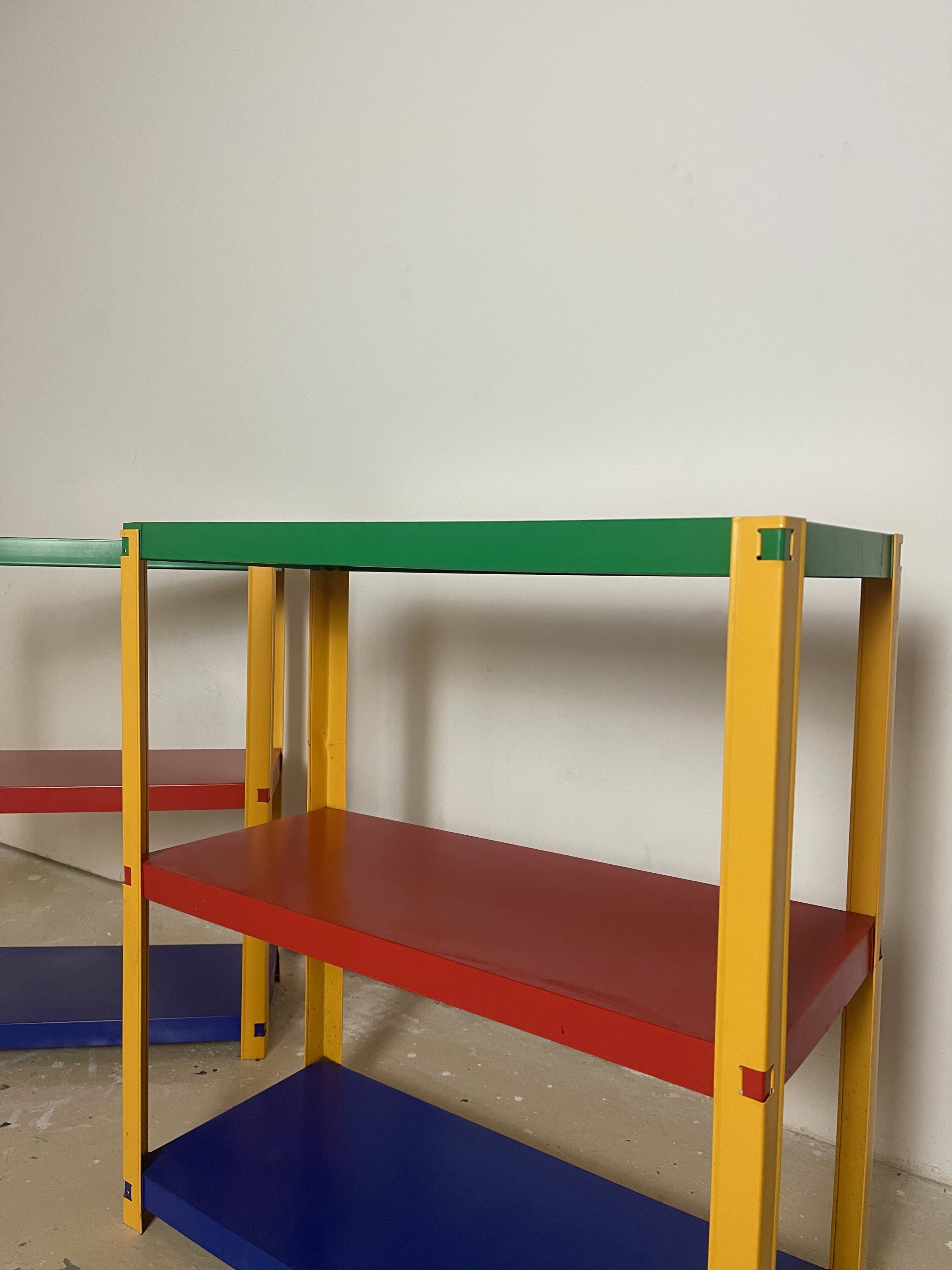 Memphis shelves from the 1980s
