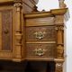 Grand Neo-Renaissance ministerial desk with steps in oak - circa 1880-1890