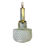 Small hobnail glass hanging lamp