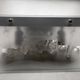 Vintage Paul Neuhaus wall light – Glass & Silver Chrome – Space Age 1970